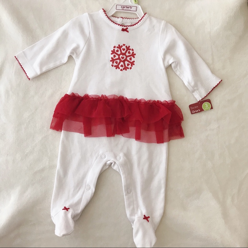 Snowflake bodysuit with tutu